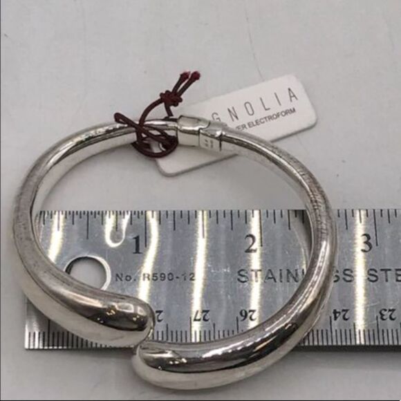 NWT Sterling Silver Hinged Bypass Wrap Bracelet - Picture 3 of 10